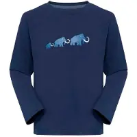 Mammut Core Logo Long Sleeve T-shirt Bleu 104 cm Garçon