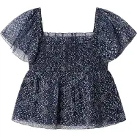 Pepe Jeans Honey Short Sleeve Blouse Bleu 16 Years Fille