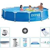 Intex Piscine tubulaire rectangulaire - 366 x 76 cm - 8 pièces - Modèle S31568