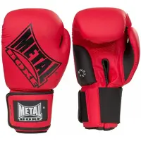 Metal Boxe Gants De Boxe Super Entrainement /Compet - 14 Oz - Rouge