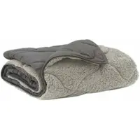 vidaXL Couette toutes saisons rembourrée gris clair 140 x 220 cm