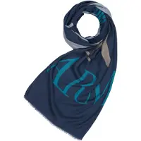 Giorgio Armani Écharpe 'Emporio Schal' bleu