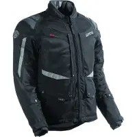 Dane Drakar, veste textile imperméable pour moto, noire, taille 58