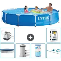 Intex Piscine tubulaire rectangulaire - 366 x 76 cm - 7 pièces - Modèle S31567