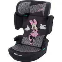 Bebeconfort Disney RoadSafe i-Size, siège enfant reboarder, 3,5-12 ans, pliable, installation de la ceinture, 14 positions d'appui-tête, Authentic Minnie