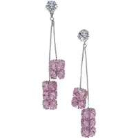 Avant Garde Boucles d'oreilles 'Zinae' rose clair