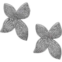 Avant Garde Boucles d'oreilles 'Evanté' argent