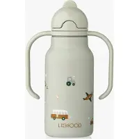 Liewood Gourde - Kimmie - 250 ml - Véhicules/Dove Blue - - UneTaille - Gourde