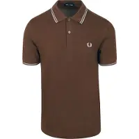 Fred perry Polo Twin Tipped M3600 Marron 49A