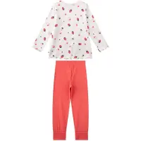 Sanetta Pyjama melon / blanc perle