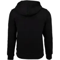 Champion Sweat-shirt 'Sudadera negra big printed logo hoodie' noir