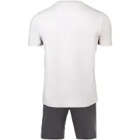 JOOP! Pyjama court gris / blanc