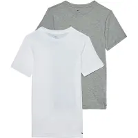 Nike T-Shirt gris / blanc