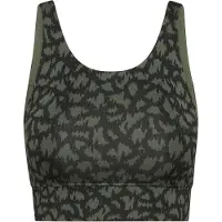 Hey Honey Soutien-gorge de sport 'Bustier' vert foncé