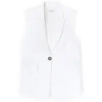 Motivi Gilet de costume blanc