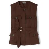 Motivi Gilet de costume marron