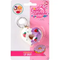 Canenco Filles, Porte-clés, Create It! Schlüsselanhänger mit Lippenbalsam „Candy Explosion Donut“, Multicolore, Pink