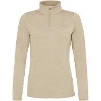 Protest Pull de Ski Protest Women Fabrizm 1/4 Zip Top Bamboo Beige-M