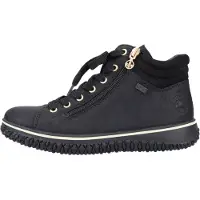 Rieker Bottines à lacets 'Z4263' or / noir