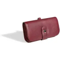 Friedrich23 Étui 'Brillenetui - Leder' rouge carmin