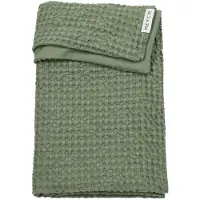 Meyco Baby Waffle Tog 1.0 75x100 Cm Minicrib Blanket Vert Enfants