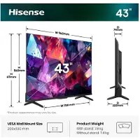 Hisense 43q7s Pro 43 Pouces Ultra Hd 4k (2026) - Tv Qled 2026