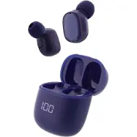 T'nB ONYX - Écouteurs sans fil avec micro - intra-auriculaire - Bluetooth - isolation acoustique - bleu