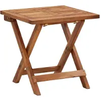 vidaXL Bains de soleil 2 pièces avec table en bois massif d'acacia