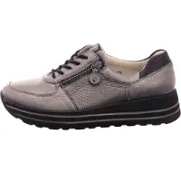 Waldlaufer Chaussure de sport à lacets jaune / gris