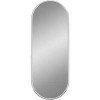 vidaXL Miroir mural Argenté 40x15 cm Ovale