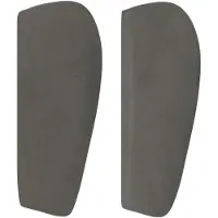vidaXL Tête de lit avec oreilles gris foncé 103x23x78/88 cm velours