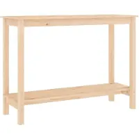 vidaXL Table console 110x40x80 cm Bois massif de pin