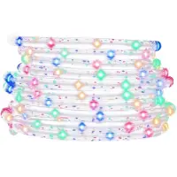vidaXL Tuyau lumineux 480 LEDs Multicolore 20 m PVC