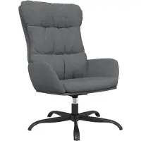 vidaXL Fauteuil relax gris clair Tissu
