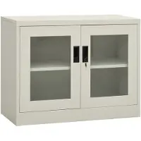 vidaXL Armoire de bureau Gris clair 90x40x70 cm Acier