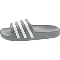 Adidas Mule 'Adilette Aqua' graphite / blanc