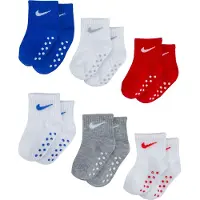 Nike Kids Chaussettes bleu / gris / rouge / blanc