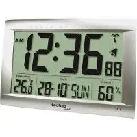 Technoline WS8009 Horloge Radio- Pilotée Noir