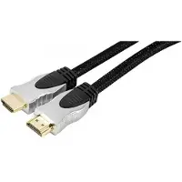 Tecline - Câble HDMI avec Ethernet - HDMI mâle pour HDMI mâle - 1 m - noir - support 4K