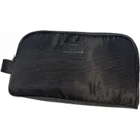 HUGO BOSS The Scent Travel Pouch Gwp Textile Bag Qc177102 In Black, Trousse de toilette, Noir