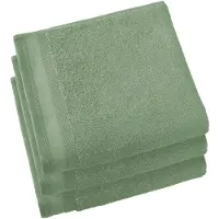 De Witte Lietaer Serviette de Toilette De Witte Lietaer Contessa Sea Green (50 x 100 cm) (Lot de 3)