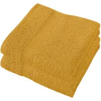 De Witte Lietaer Serviette de Toilette De Witte Lietaer Stéphanie Golden Yellow (Lot de 2)