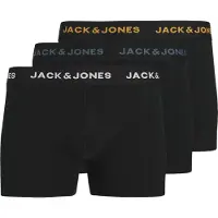Jack & Jones Boxers 'JACCONOR' jaune d'or / gris fumé / noir / blanc