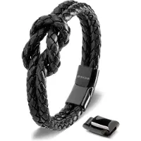 SERASAR Bracelet 'Knot' noir