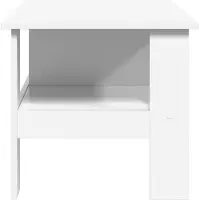 vidaXL Table basse blanche 90 x 50 x 45 cm Bois composite