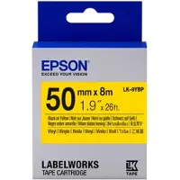 Epson LK-9YBP ruban 50 mm (d'origine) - noir sur jaune pastel