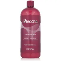 Inebrya Shecare Repair Shampoo shampoing brillance pour cheveux abîmés 1000 ml