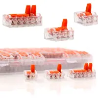 Rosfix Kit de Connecteurs Rapides, 90 Pièces, dans une Boîte en Plastique