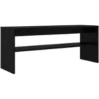 vidaXL Armoire TV noir imitation chêne 100 x 30 x 40 cm Bois composite