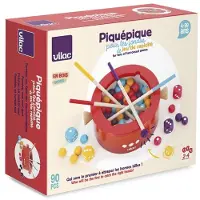 Vilac Jeu de société - - 2153 - Fondue magnétique - Jeu d'adresse et de rapidité - Bois, 2+ joueurs